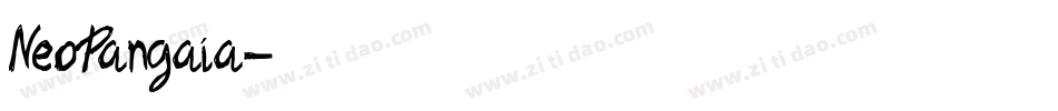 NeoPangaia字体转换