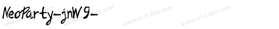 NeoParty-jnW9字体转换