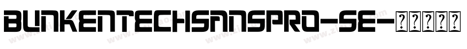BunkenTechSansPro-Se字体转换