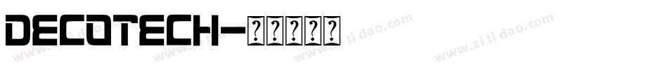 DecoTech字体转换