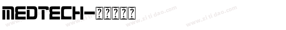MedTech字体转换