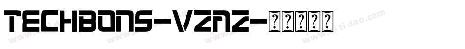 Techbons-VzAZ字体转换