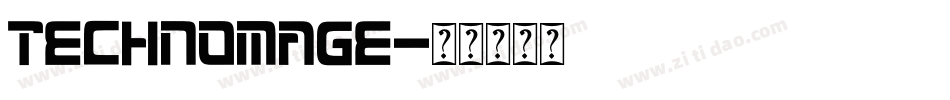 Technomage字体转换