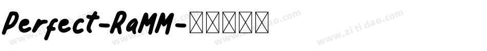 Perfect-RaMM字体转换
