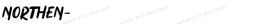 northen字体转换