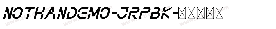 NothanDemo-JRpBK字体转换