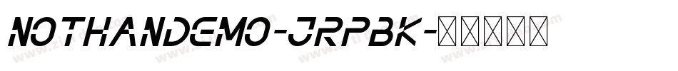NothanDemo-JRpBK字体转换