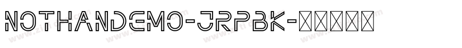 NothanDemo-JRpBK字体转换