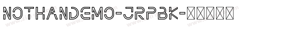 NothanDemo-JRpBK字体转换