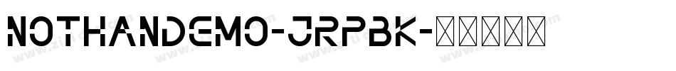 NothanDemo-JRpBK字体转换