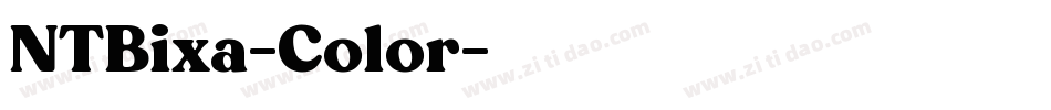 NTBixa-Color字体转换