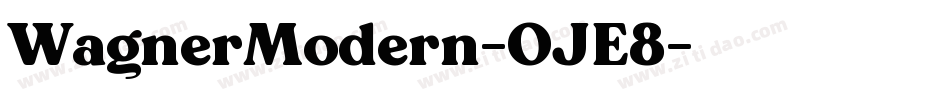 WagnerModern-OJE8字体转换