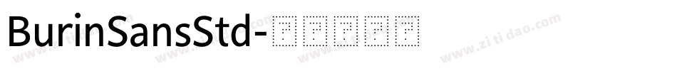 BurinSansStd字体转换