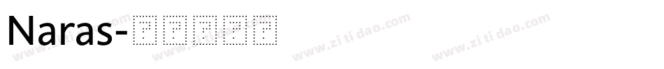 Naras字体转换