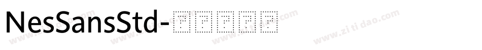 NesSansStd字体转换