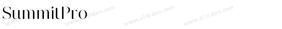 SummitPro字体转换
