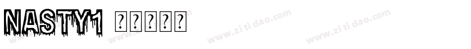 NASTY1字体转换