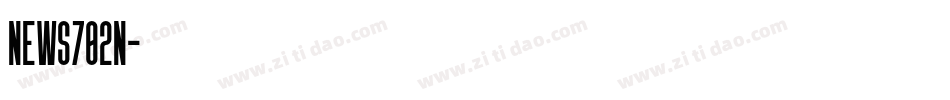 News702n字体转换