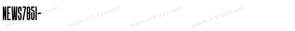 News705i字体转换