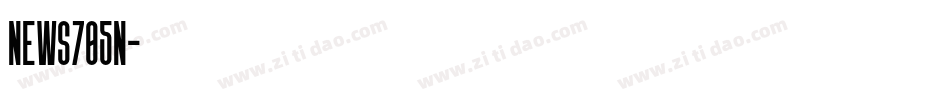 News705n字体转换