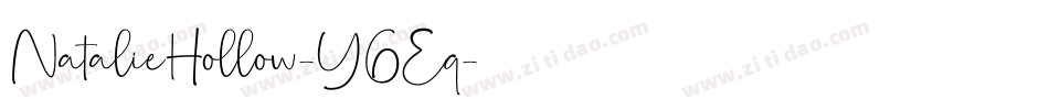 NatalieHollow-Y6Eq字体转换