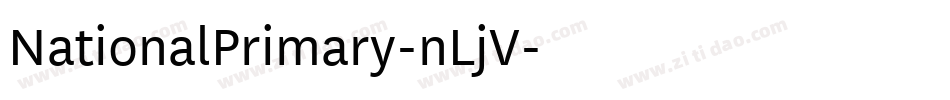 NationalPrimary-nLjV字体转换