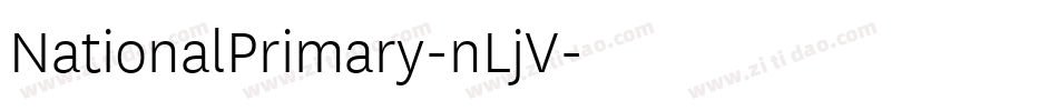 NationalPrimary-nLjV字体转换