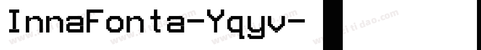InnaFonta-Yqyv字体转换