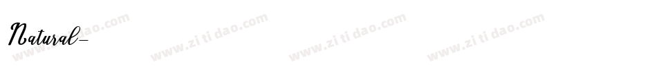 Natural字体转换