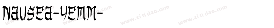 NauSea-yeMm字体转换