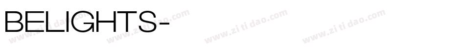 Belights字体转换 Belights字体转换