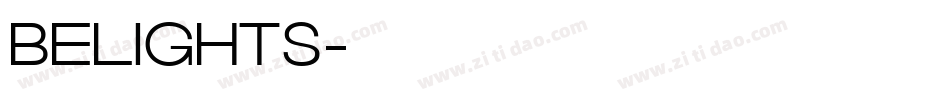 Belights字体转换 Belights字体转换