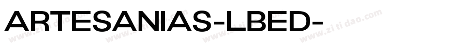 Artesanias-lBEd字体转换