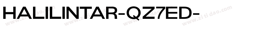 Halilintar-qZ7Ed字体转换