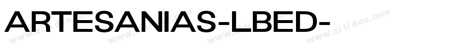 Artesanias-lBEd字体转换