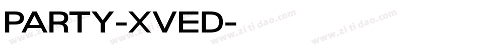 Party-XVEd字体转换