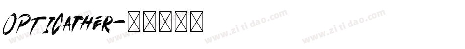 OPTICather字体转换