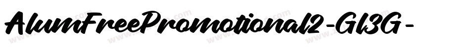 AlumFreePromotional2-Gl3G字体转换