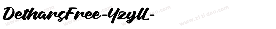 DetharsFree-YzylL字体转换