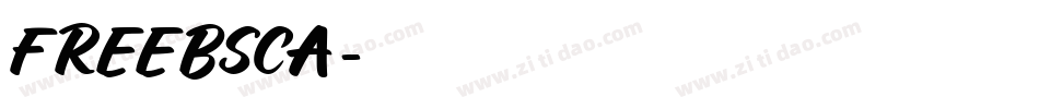 FREEBSCA字体转换
