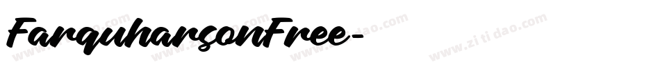 FarquharsonFree字体转换