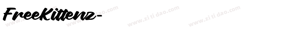 FreeKittenz字体转换