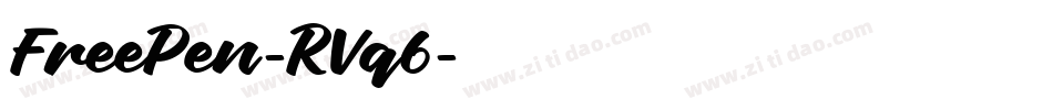 FreePen-RVq6字体转换