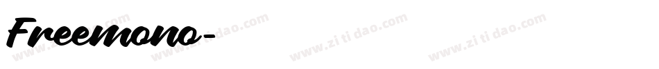 Freemono字体转换