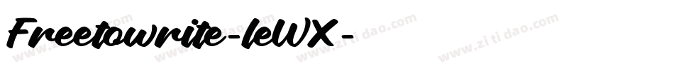 Freetowrite-leWX字体转换