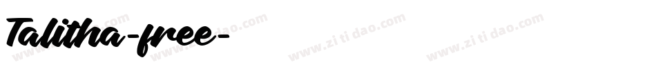 Talitha-free字体转换