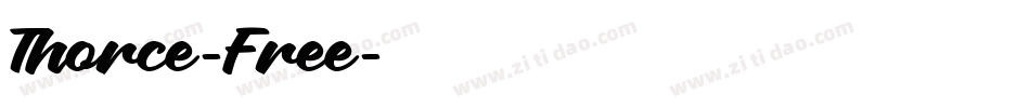 Thorce-Free字体转换