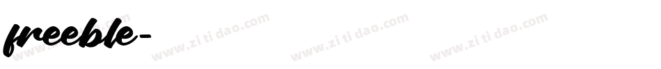 freeble字体转换