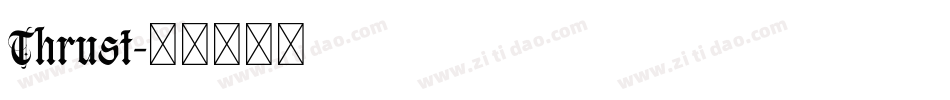 Thrust字体转换