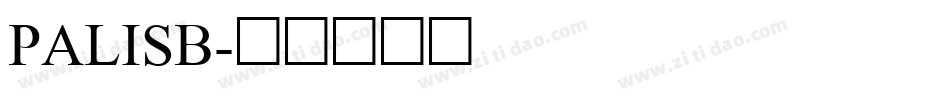 PALISB字体转换